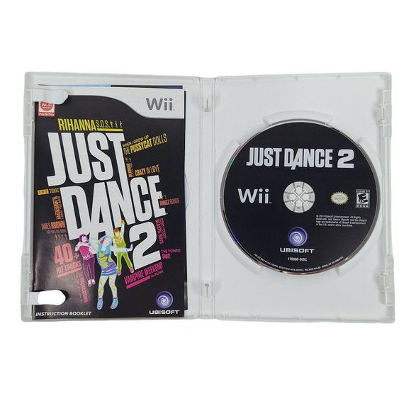Nintendo Wii Just Dance 2 Video Game Manual Jewel Case Tested Works - Picture 3 of 8